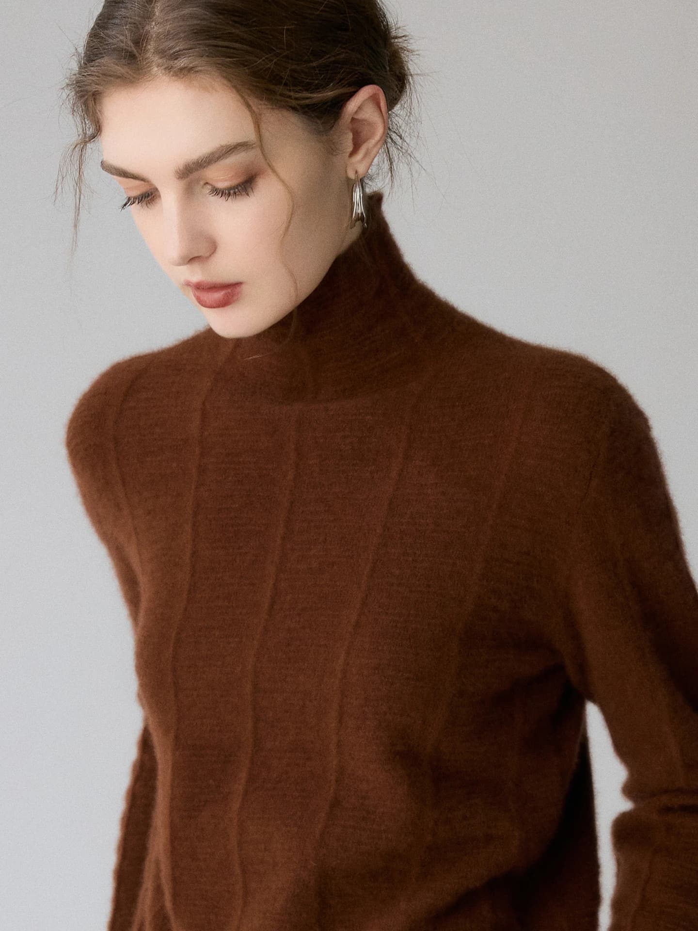 12-Gauge Slouch-Neck Irregular-Rib · FRONT
