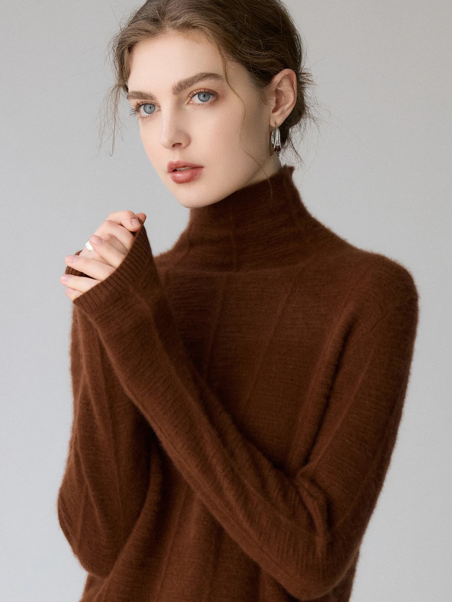 12-Gauge Slouch-Neck Irregular-Rib · FRONT
