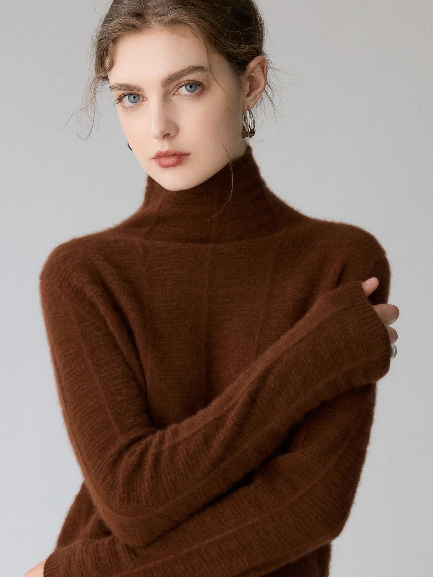 12-Gauge Slouch-Neck Irregular-Rib · FRONT