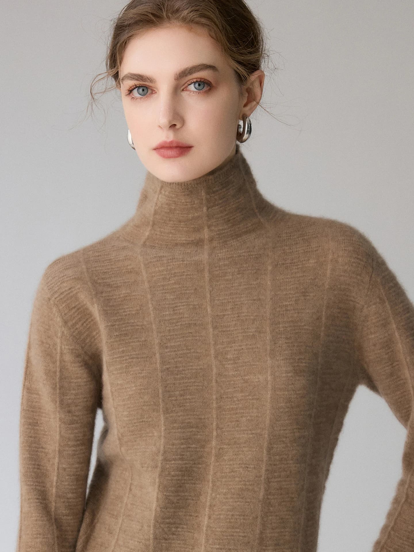 12-Gauge Slouch-Neck Irregular-Rib · FRONT