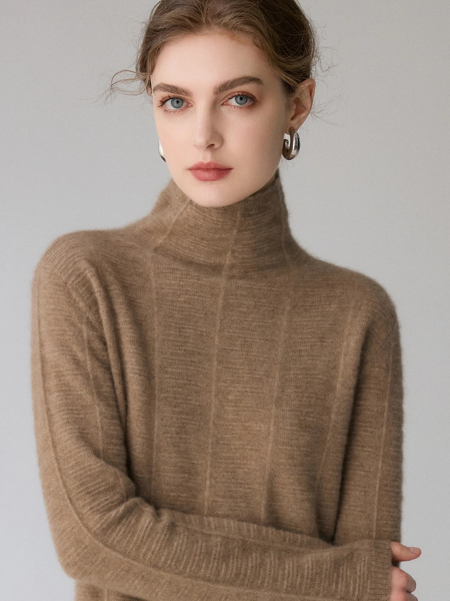 12-Gauge Slouch-Neck Irregular-Rib · FRONT
