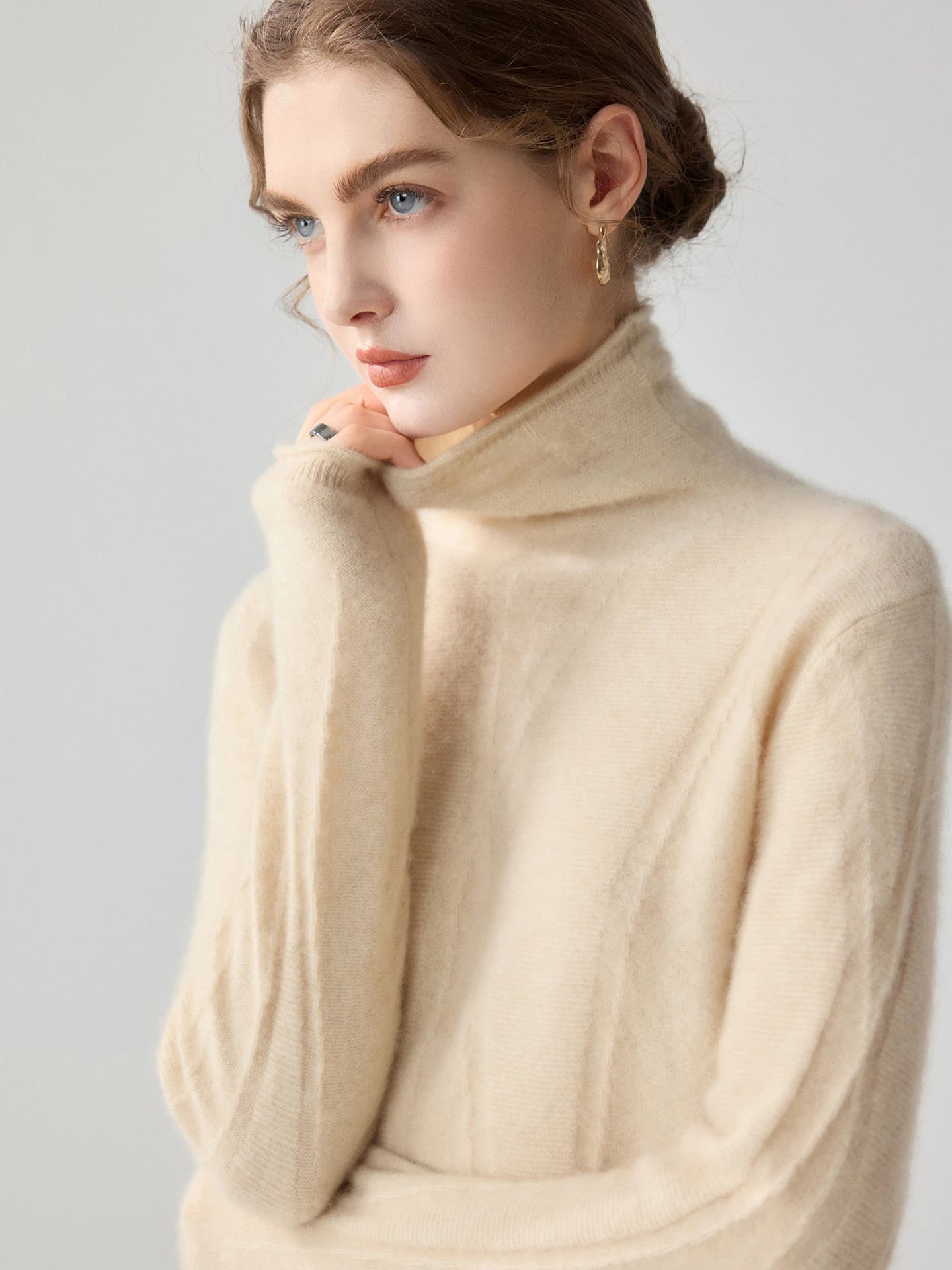 12-Gauge Slouch-Neck Reverse-Stitch · FRONT
