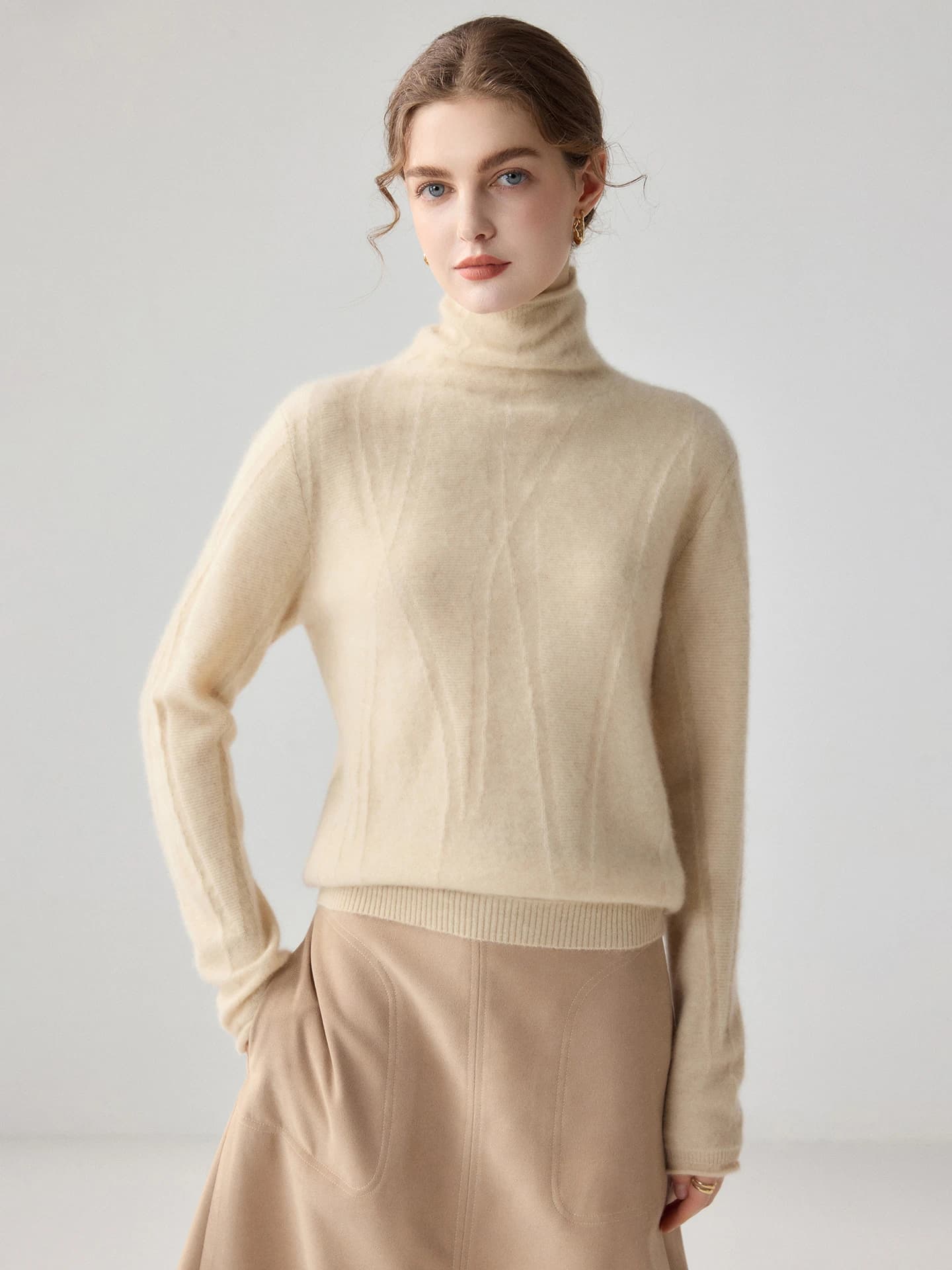 12-Gauge Slouch-Neck Reverse-Stitch · FRONT