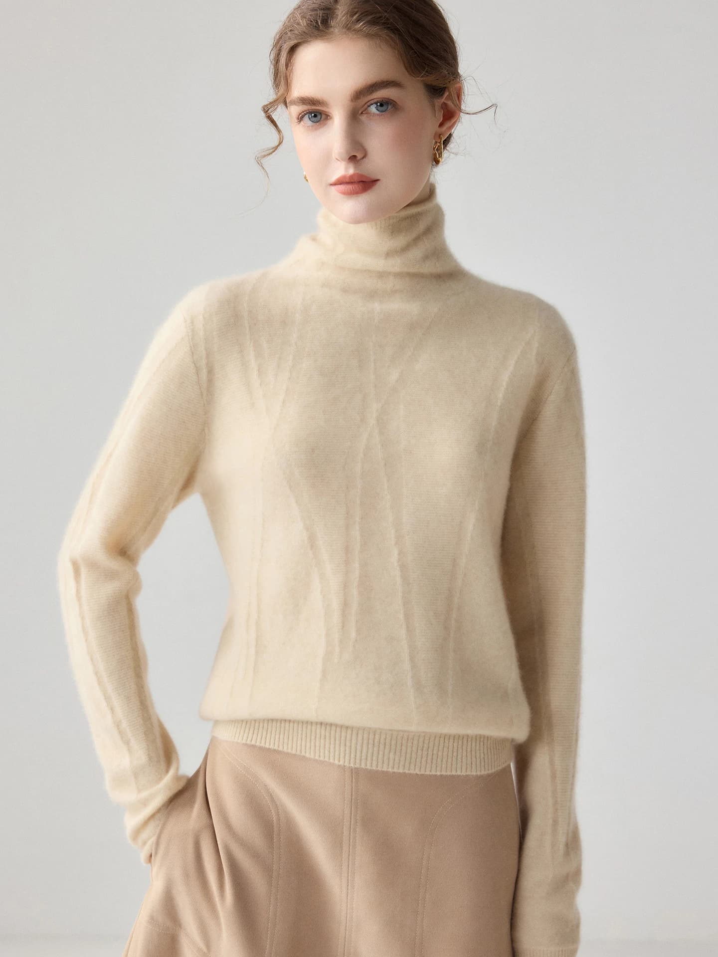 12-Gauge Slouch-Neck Reverse-Stitch · FRONT