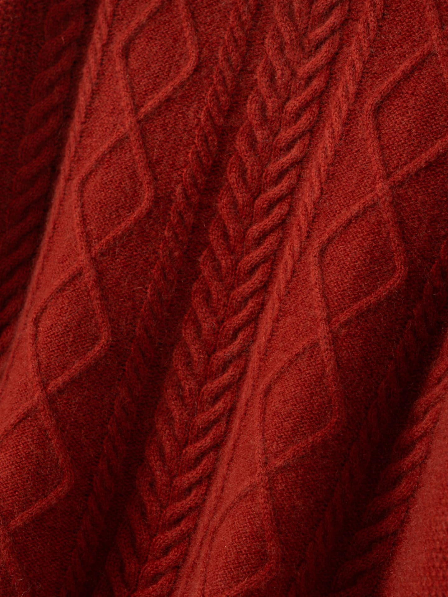 7-Gauge Cropped Crew-Neck Cable-Knit · DETAIL