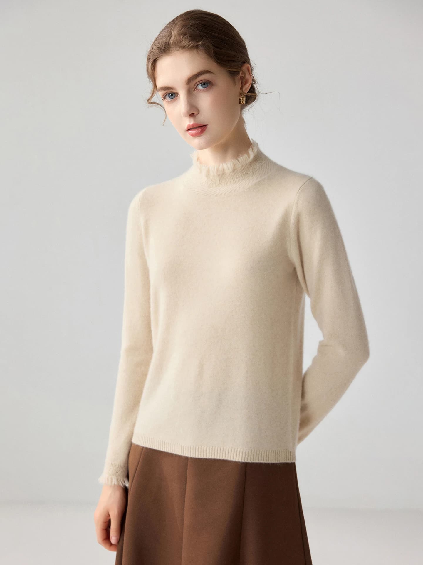 12-Gauge Mock-Neck Fringe · FRONT