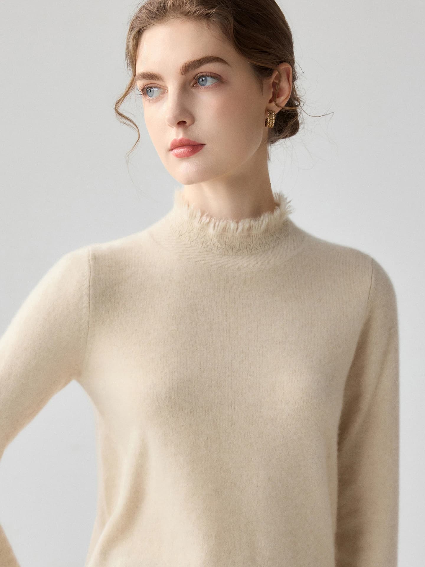 12-Gauge Mock-Neck Fringe · FRONT