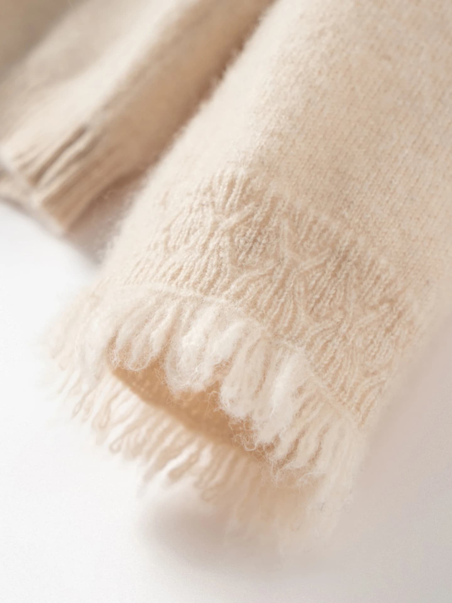 12-Gauge Mock-Neck Fringe · DETAIL
