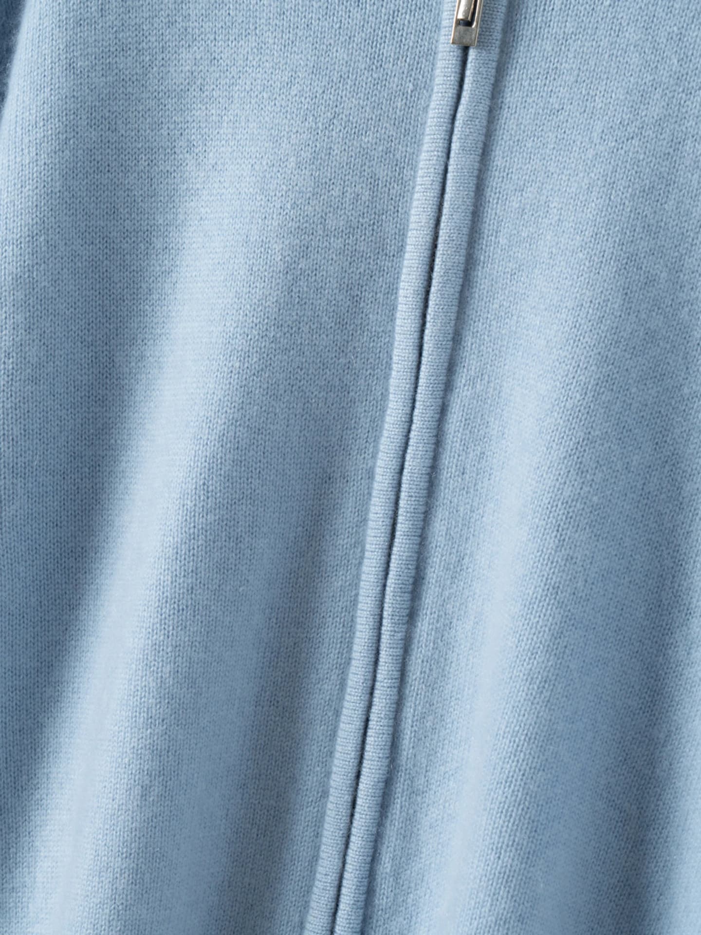 7-Gauge Cropped Zip Cardigan · DETAIL