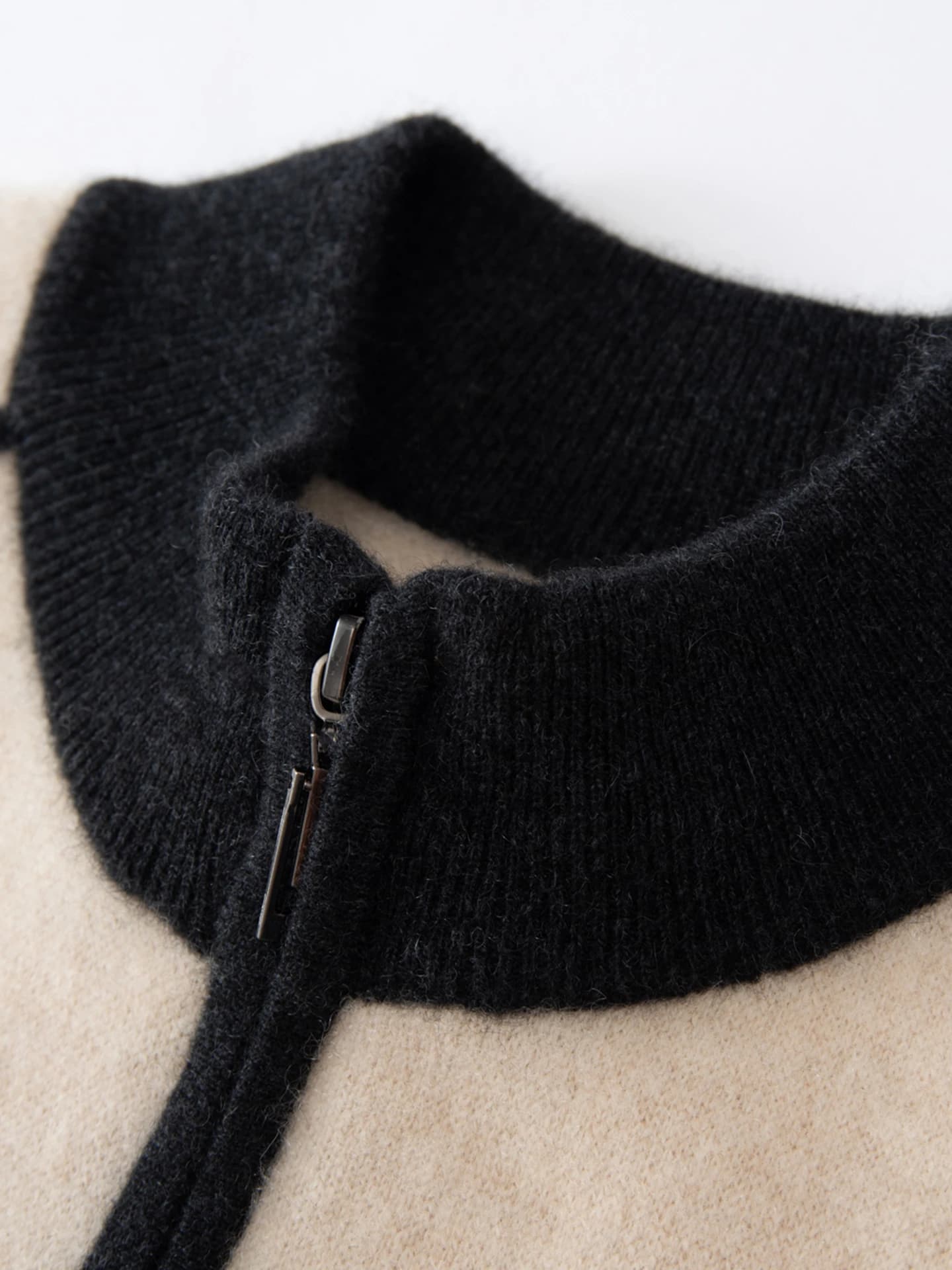 12-Gauge Cardigan Jacket Color-Block · DETAIL
