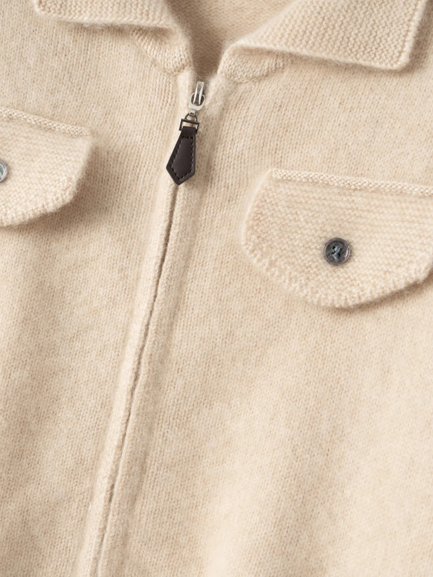7-Gauge Lapel Cardigan · DETAIL