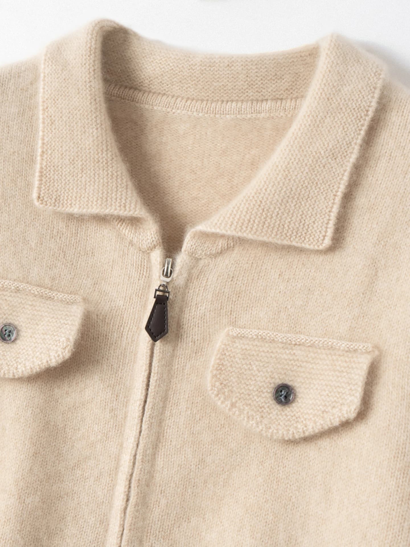 7-Gauge Lapel Cardigan · DETAIL