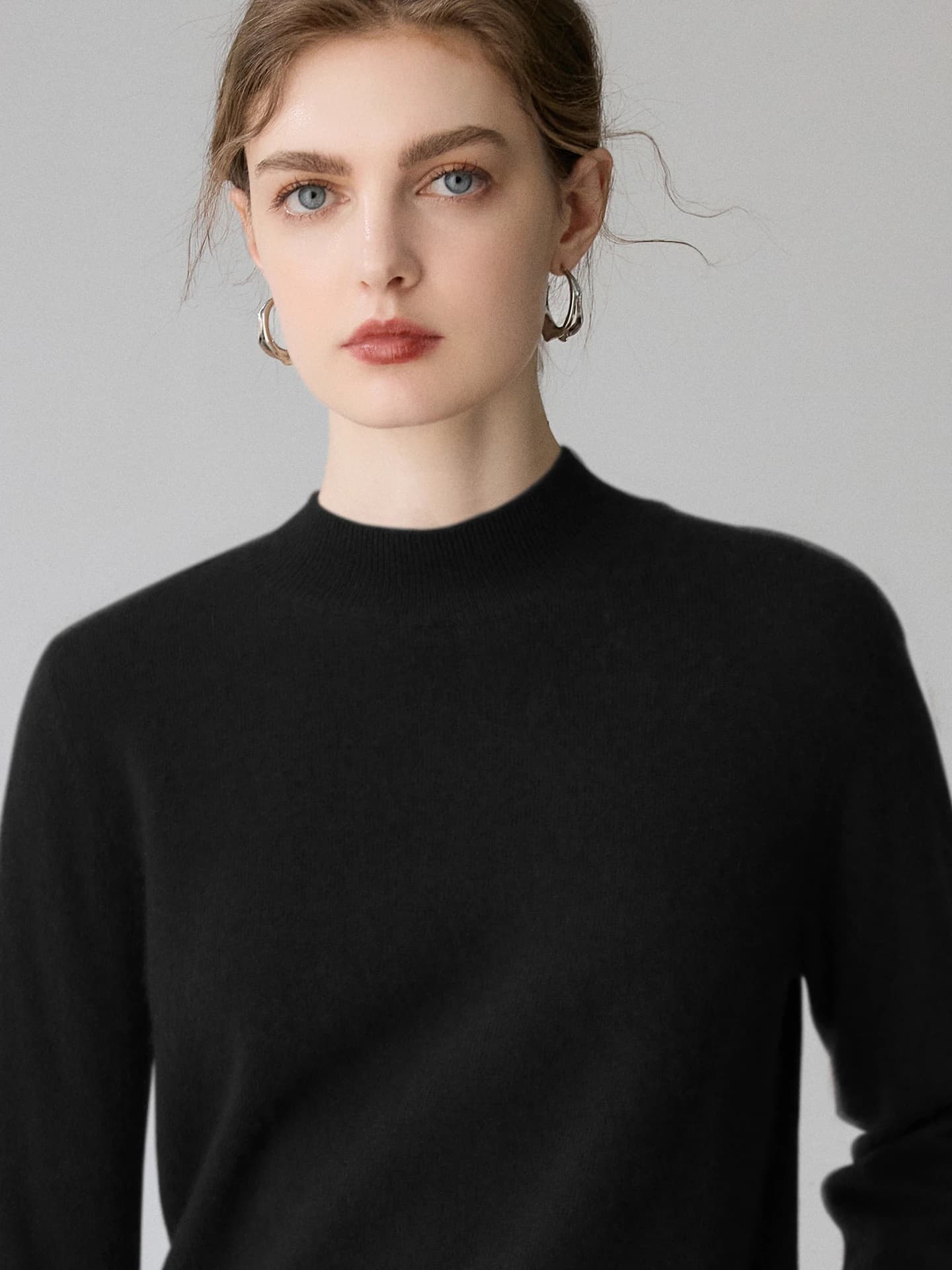 12-Gauge Mock-Neck Plain · FRONT