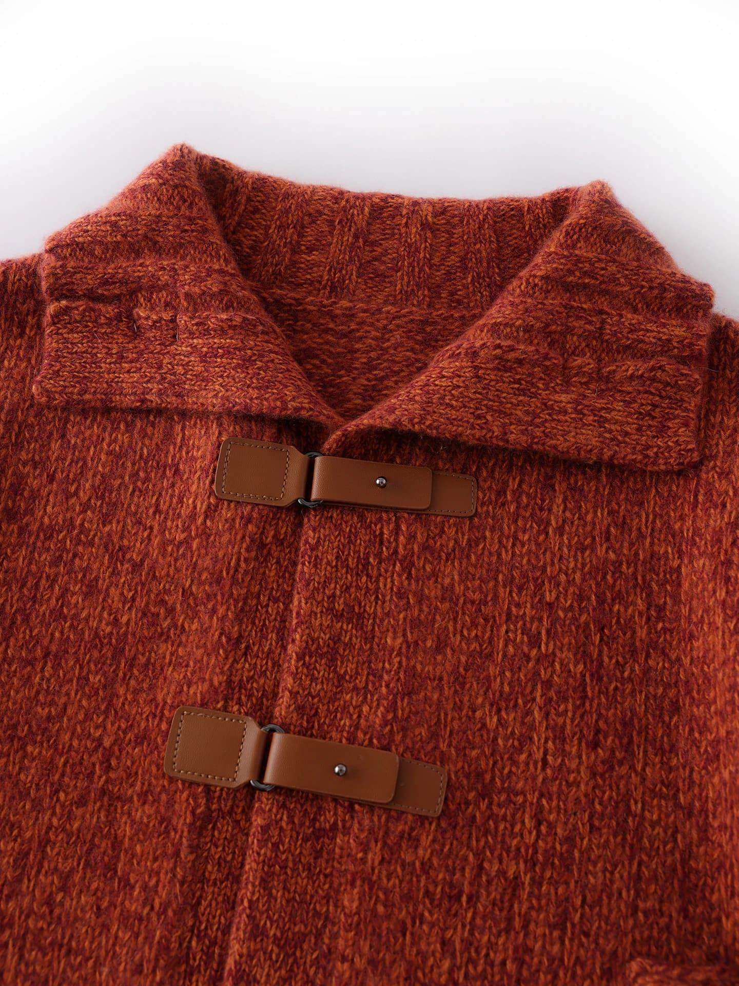 3-Gauge Heavyweight Leather-Button Cardigan · DETAIL