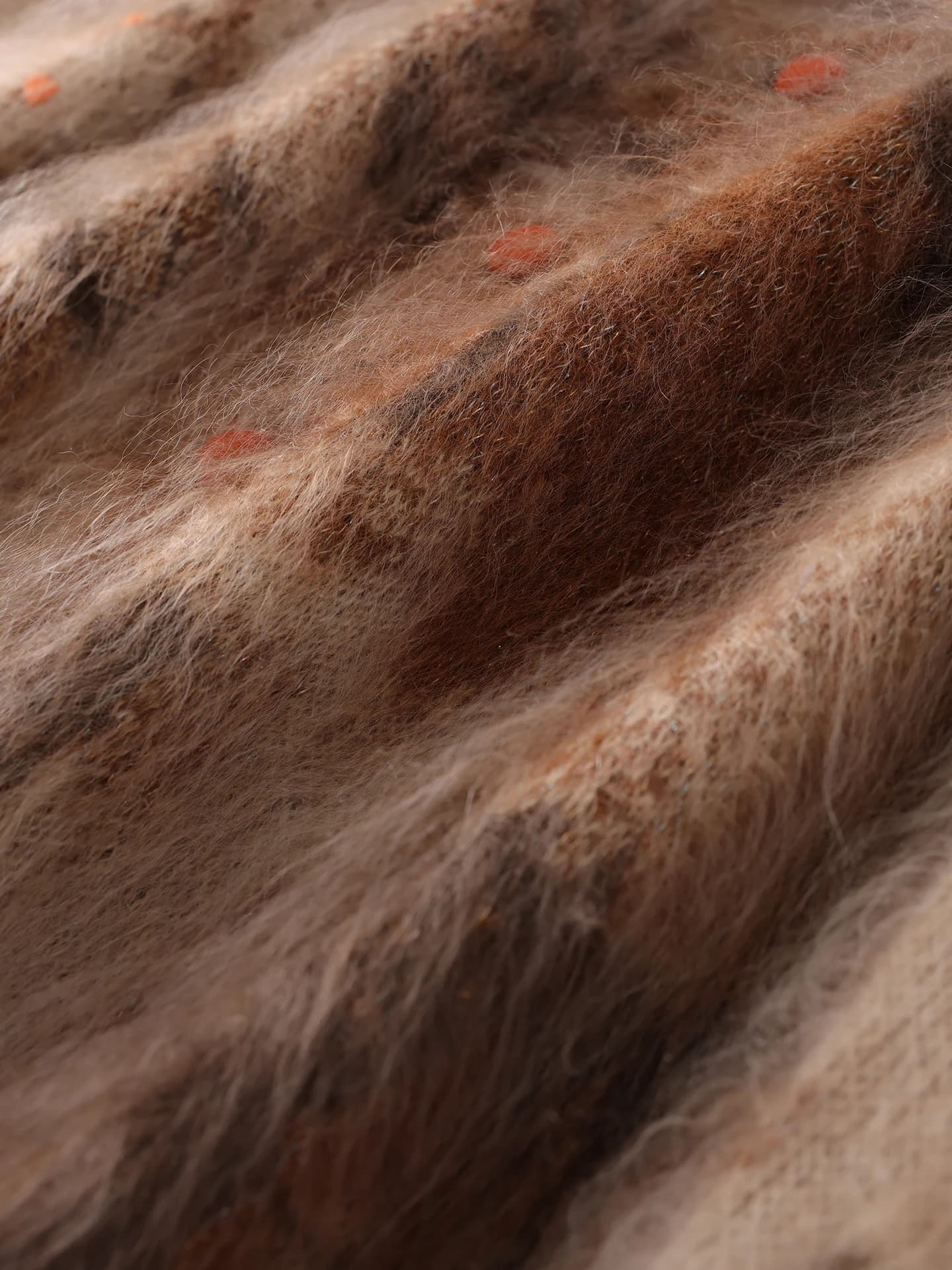 Heavyweight Air-Layer Brushed Heavy-Craft Jacquard Cardigan · DETAIL