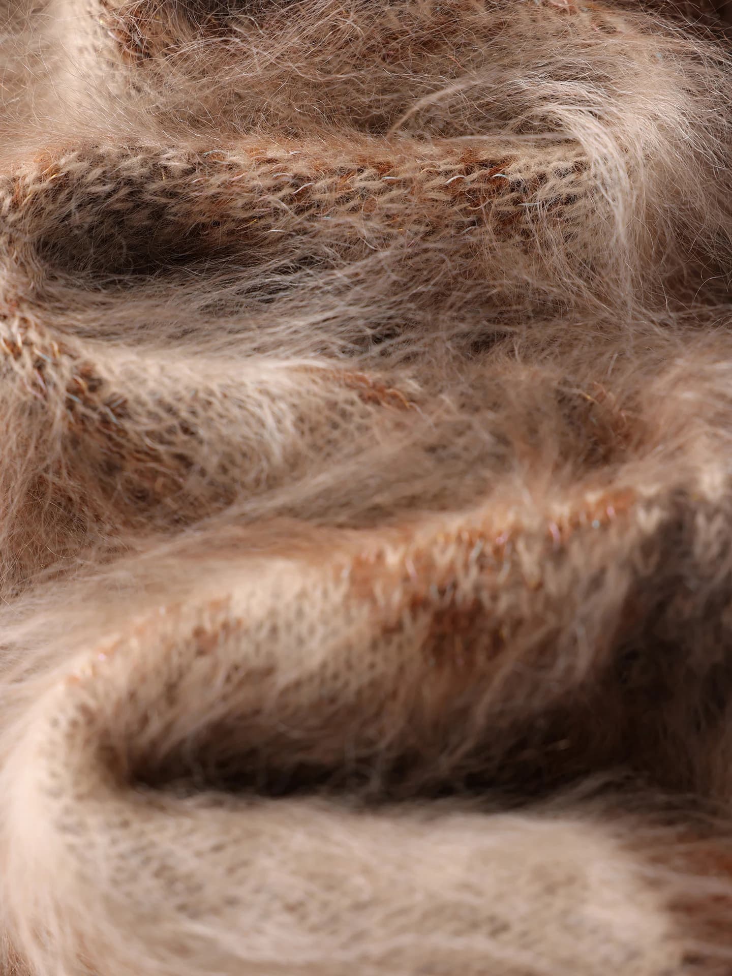 Heavyweight Air-Layer Brushed Heavy-Craft Jacquard Cardigan · DETAIL
