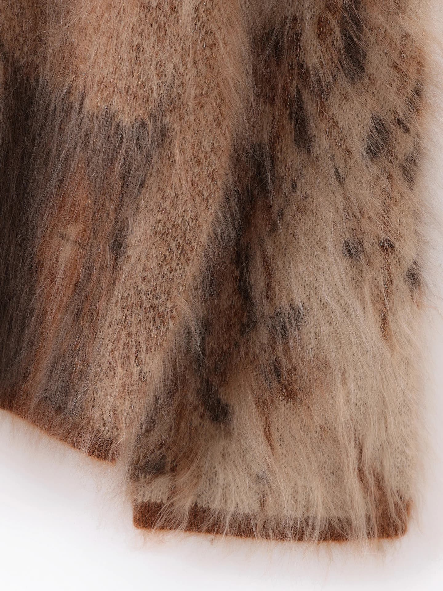 Heavyweight Air-Layer Brushed Heavy-Craft Jacquard Cardigan · DETAIL