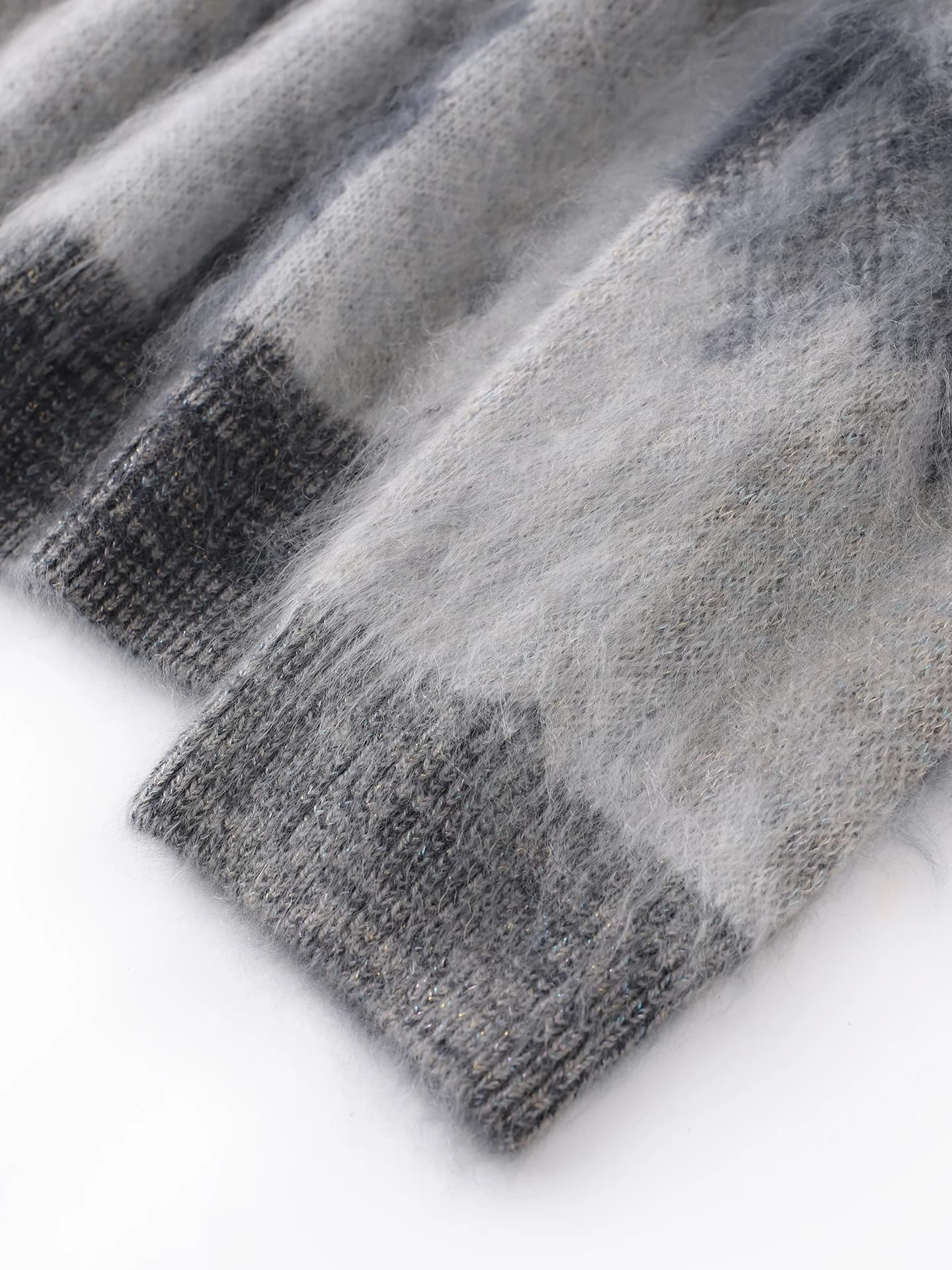 Heavyweight Air-Layer Brushed Heavy-Craft Jacquard Pullover Crew-Neck · DETAIL